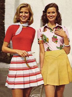 1973 tennis skirts