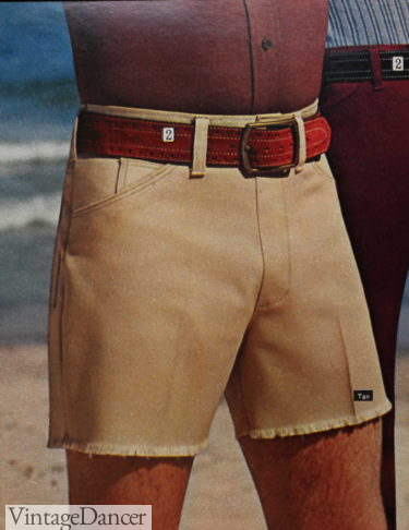 1970s mens cut off shorts