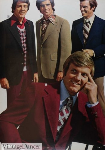 mens 1973 fall tone blazers 70s style clothing