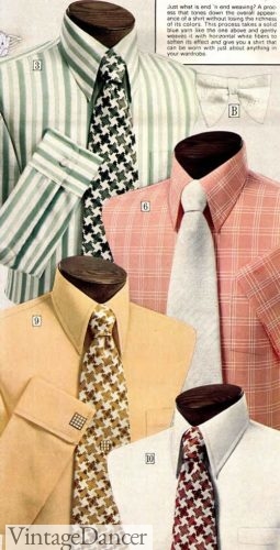 1975 herringbone ties mens knit neckties