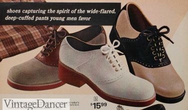 1974 men's saddle shoes