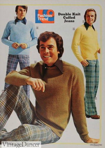 1974 men's sweater fashions