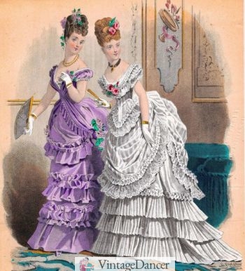 1880 ball gown