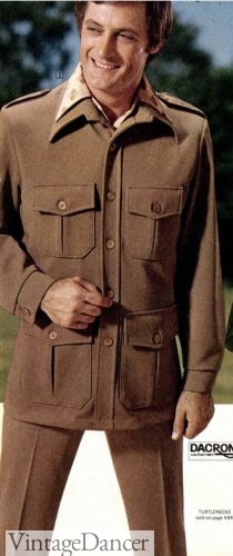 1975 four pocket safari or bush suits
