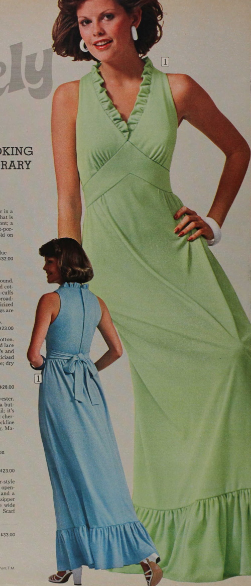 1970s formal dress
