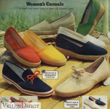 1976 canvas sneakers and casual slip-ons