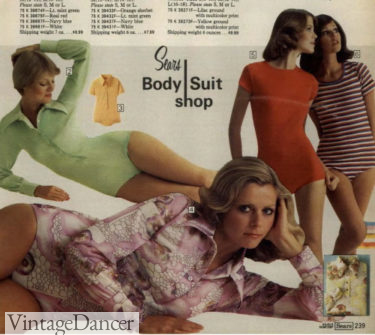 70s exercise clothes 1976 leotards women longsleeve