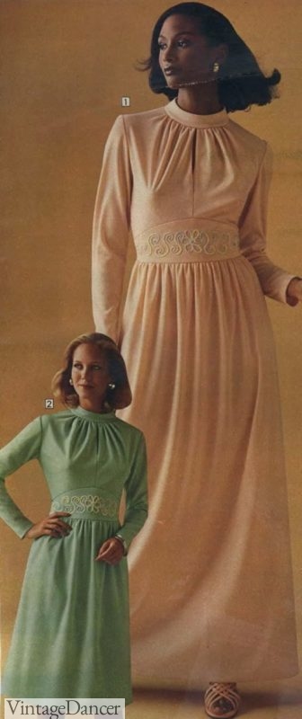 1970s evening wear