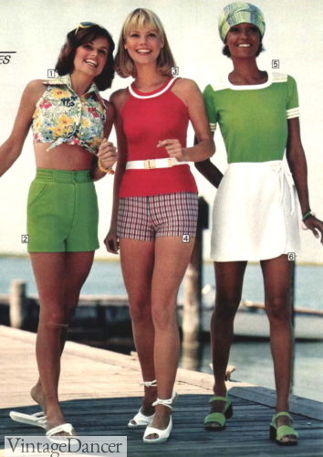 1977 1970s women summer tops and shirts