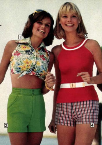 1977 knit shorts 1970s knit shorts summer clothes