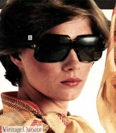 1970s sunglasses 1977 rectangle sunglasses women girl