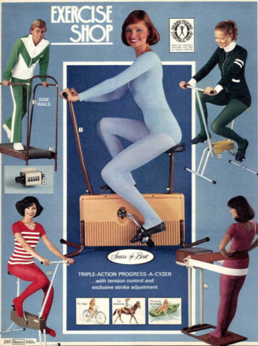 1977 exercise clothes women leotards and tights