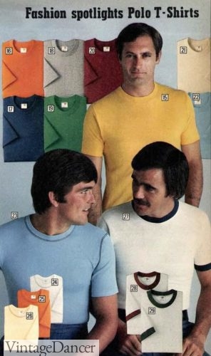 1977 Tee shirts mens t-shirts ringer polo shirts