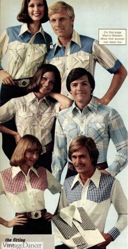 1970s Men's Shirt Styles - Vintage 70s Shirts For Guys