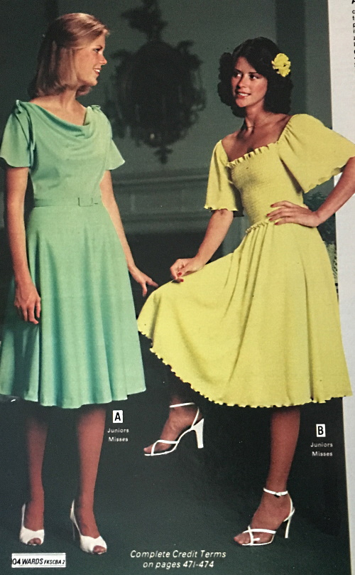 1970s formal dress