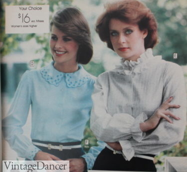 1978 Victorian blouses 70s victoriana fashion