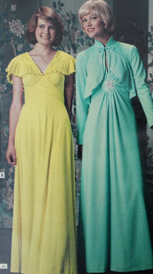 1970s formal dress