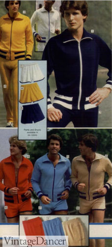70s workout clothes 1979 mens tracksuits