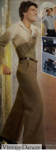 1979 mens bell bottom disco pants
