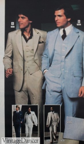 1979 pastel summer suits 70s mens fashion