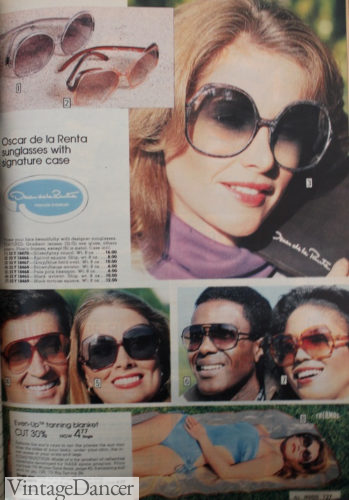 1970s sunglasses women girls teens oversize frames
