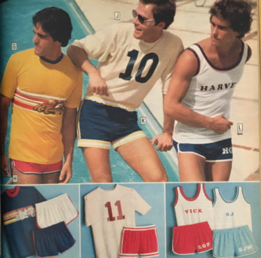 70s exercise clothes 1979 men's gym clothes