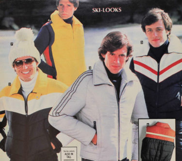 1980s ski jackets puffer jackets for men and guys at VintageDancerr