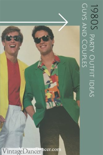 1980s guys outfits men party costume ideas