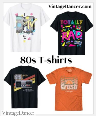 80s T shirts tee shirts 1980s shirt outfits costume ideas