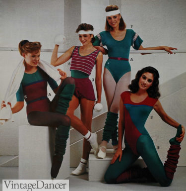 1984 leotards and jazz dance outfits Jazzercise