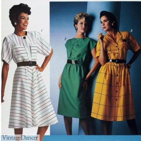 80s Dress Styles | Casual to Formal 1980s Dress Fashions