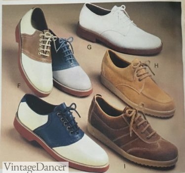 1986 men's saddle shoes