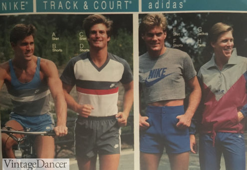 mens shorts of the 80s