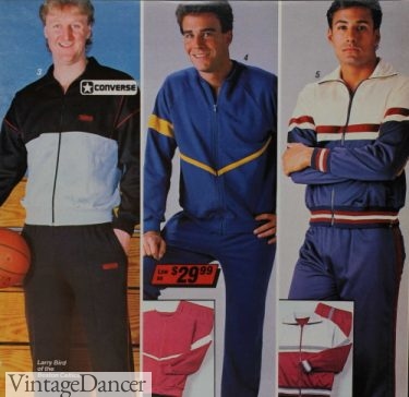 1980s tracksuits mens workout clothes