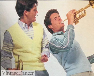 1980s mens preppy fashion