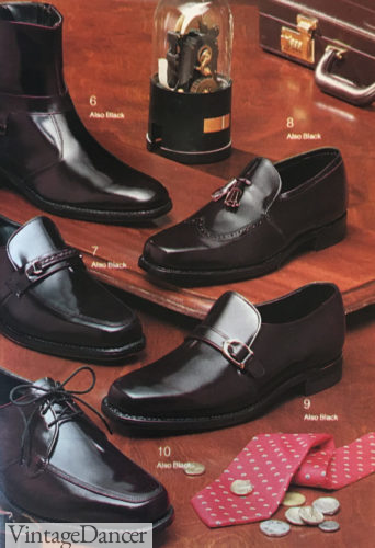 1980s mens dress shoes loafers 80s shoes men footwear