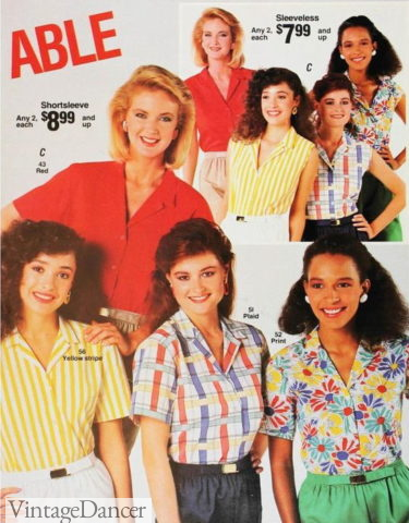 80s shirts button down tops women teens 1987 button down shirts