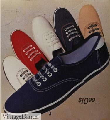 1980s Keds type casual shoes women sneaker