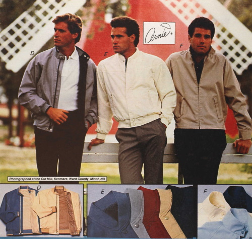 1987 mens nylon jackets at VintageDancer