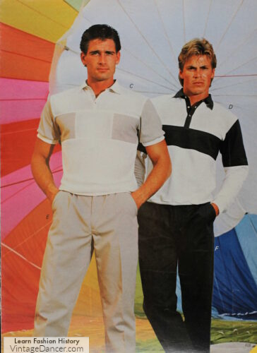 1980s men fashion casual