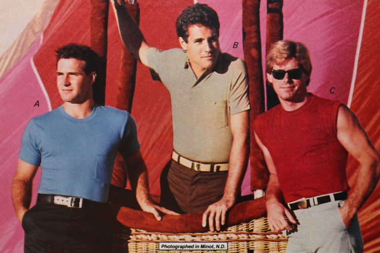 1987 mens muscle T shirts, polo shirts and sleeveless tops at VintageDancer