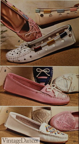 1980s moccasin shoes 80s shoe trends women