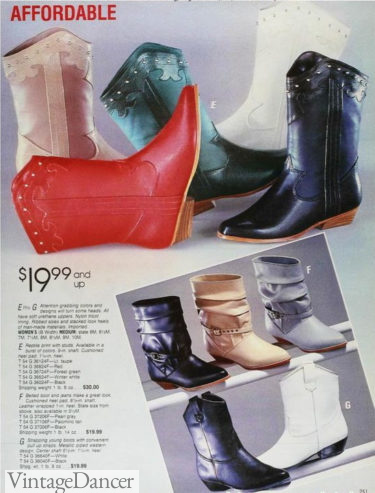 1987 western booties womens boots