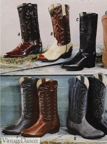 1987 men's western boots