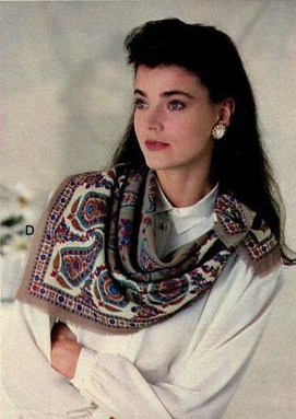 80s scarf accessory
