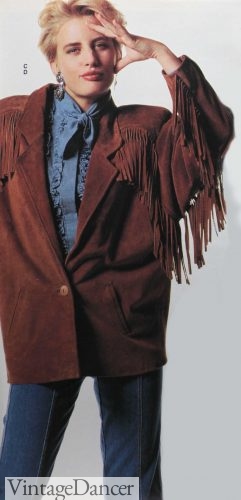 1990 fringe western jacket