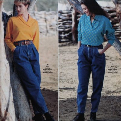 90s women jeans outfits