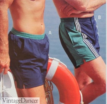 1990s mens swim trunks swimsuits bathing suits
