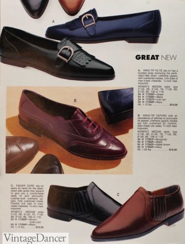 1992 fall flats shoes 90s winter footwear for girls women