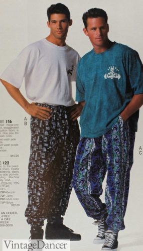 1992 Harem pants guys 90s beach pants
